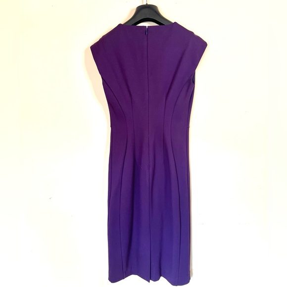 Brooks Brothers Ponte Knit Cap-Sleeve Sheath Dress - Picture 3 of 6